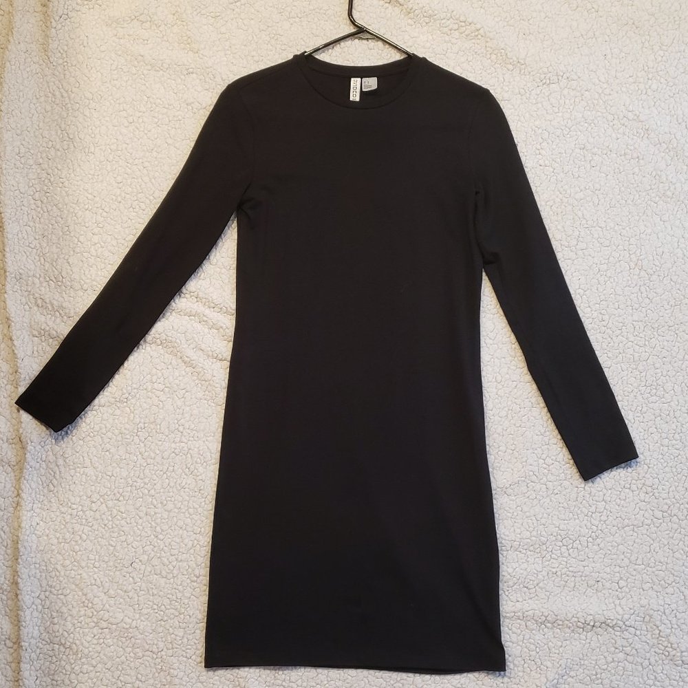 H&M Long-sleeve Shirt Dress: Size M